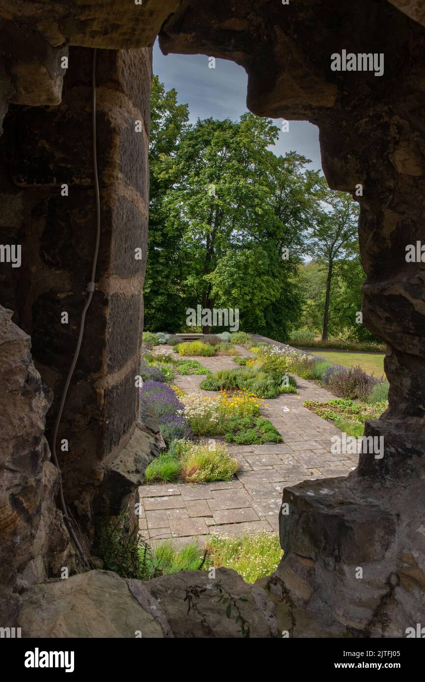 Falkland Palace Garden, Falkland, Fife, Scozia, Regno Unito Foto Stock