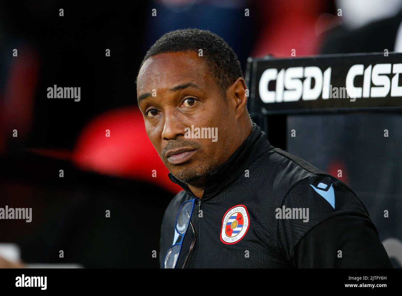 Paul Ince manager di Reading durante la partita del Campionato Sky Bet Sheffield United vs Reading a Bramall Lane, Sheffield, Regno Unito, 30th agosto 2022 Foto Stock