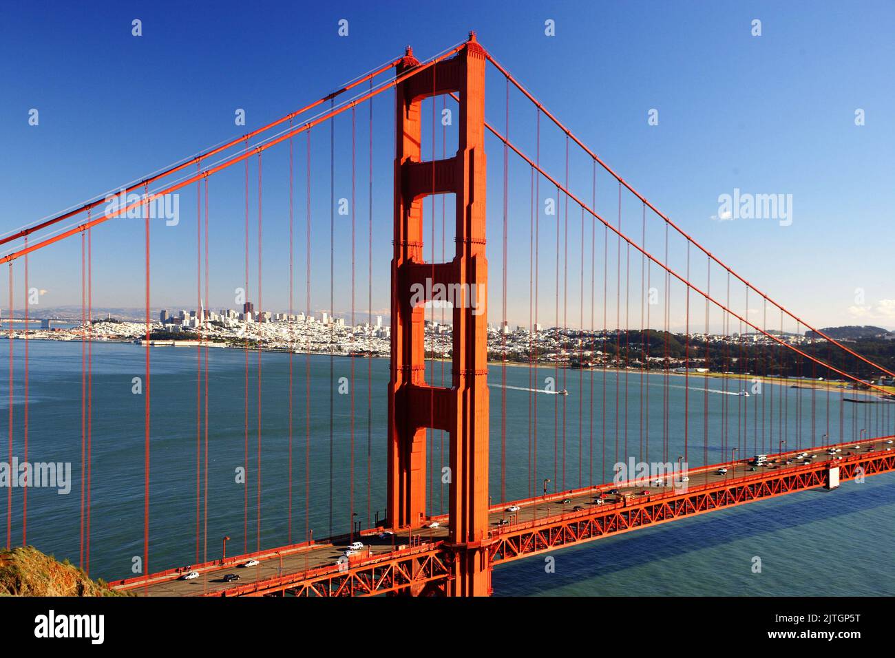 Golden Gate Bridge , Stati Uniti, California, San Francisco Foto Stock