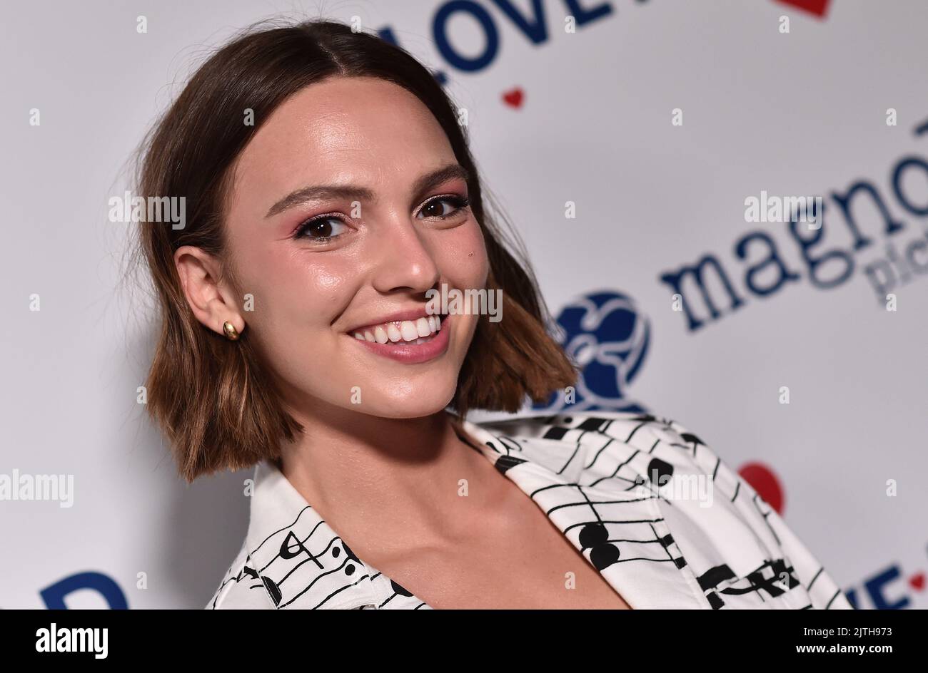 Addie Weyrich arriva alla Premiere di Los Angeles "i Love My papà" a Largo al Coronet il 04 agosto 2022 a Los Angeles, California. © OConnor/AFF-USA.com Foto Stock