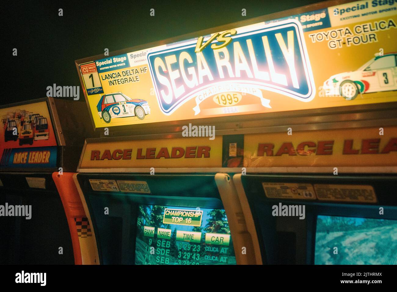 Giochi Arcade Foto Stock