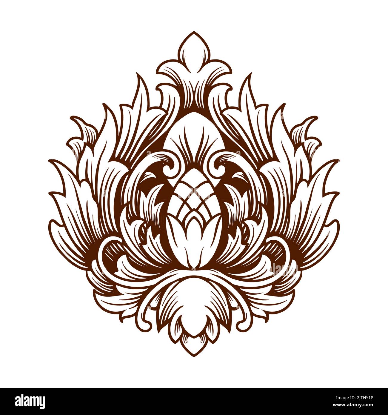 Simbolo della corona inciso elegante Silhouette illustrazioni vettoriali per il tuo lavoro Logo, mascotte merchandise t-shirt, adesivi e disegni di etichette, poster, Foto Stock