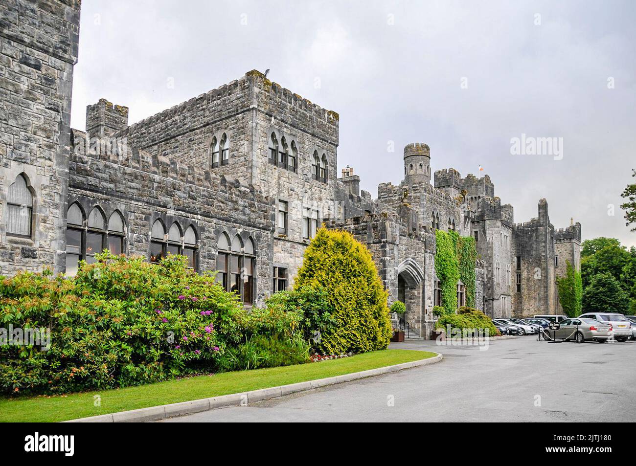 Ashford Castle, nella contea di Mayo Foto Stock