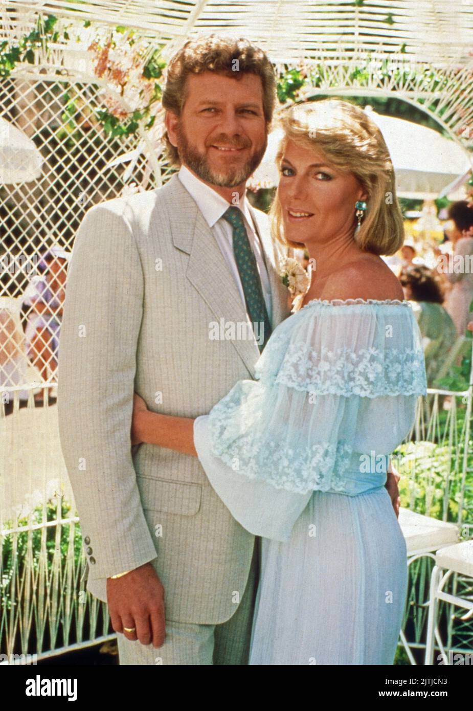 Falcon Crest, Fernsehserie, STATI UNITI D'AMERICA 1981 - 1990, Darsteller: Robert Foxworth, Susan Sullivan Foto Stock