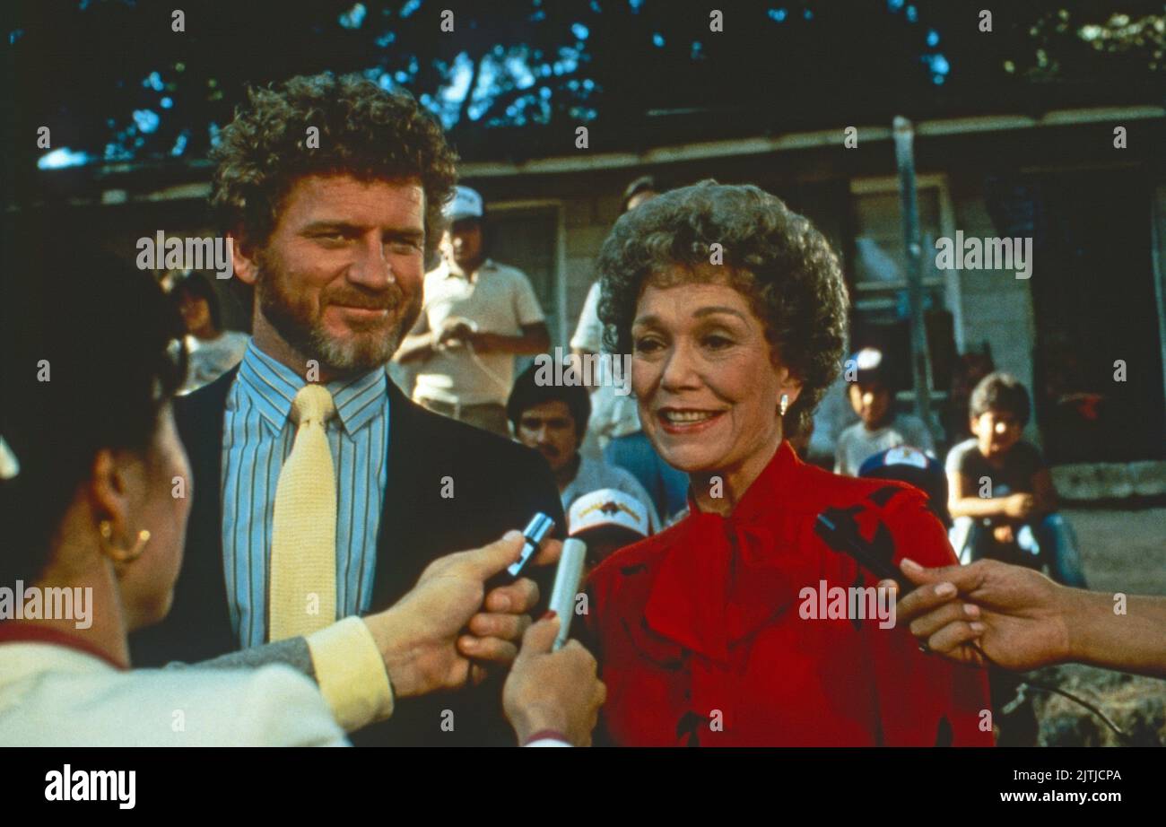 Falcon Crest, Fernsehserie, STATI UNITI D'AMERICA 1981 - 1990, Darsteller: Robert Foxworth, Jane Wyman Foto Stock
