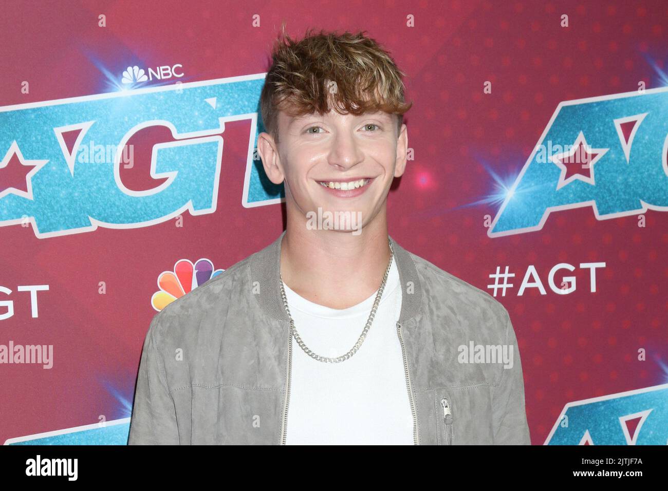 Lee Collinson alla Stagione 17 del Got Talent dell'America - Live Show Red Carpet al Pasadena Sheraton Hotel il 30 agosto 2022 a Pasadena, CA (Foto di Katrina Jordan/Sipa USA) Foto Stock