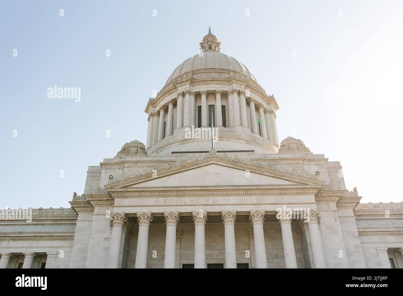 Olympia, Stati Uniti. Marzo 2022. Washington state Capitol in una giornata di sole Foto Stock