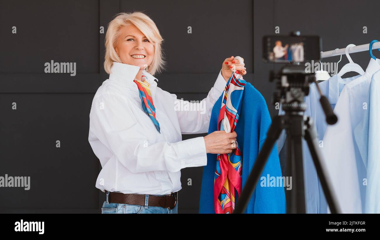 moda tendenze blogger business lifestyle tutorial Foto Stock