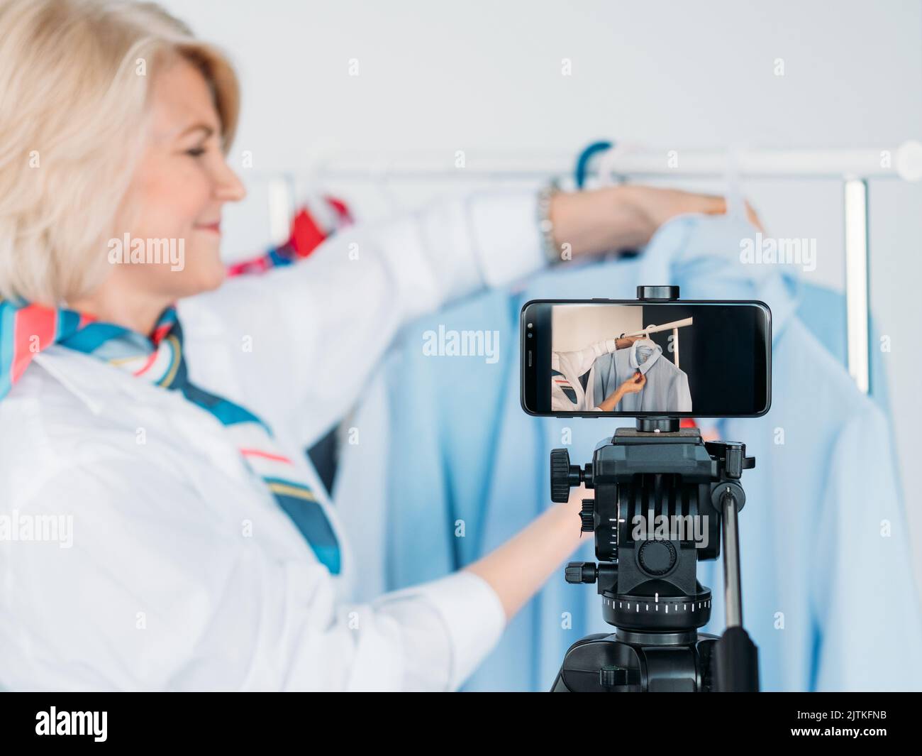 moda tendenze blogger business lifestyle tutorial Foto Stock