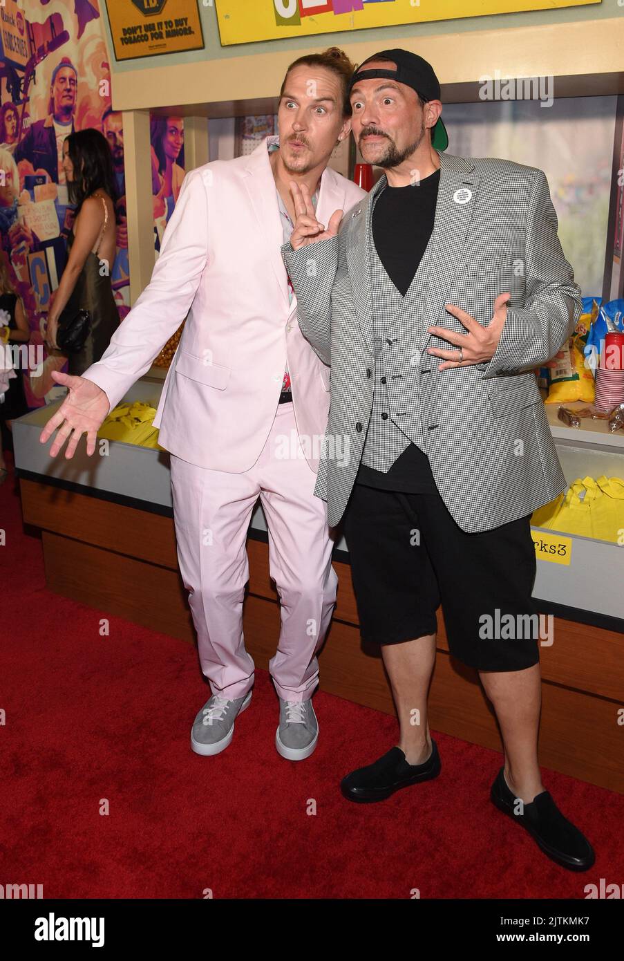 Jason Mewes e Kevin Smith arriveranno alla premiere di Los Angeles ‘Clerks III’ al TCL Chinese 6 Theatre il 24 agosto 2022 a Hollywood, California. © OConnor/AFF-USA.com Foto Stock