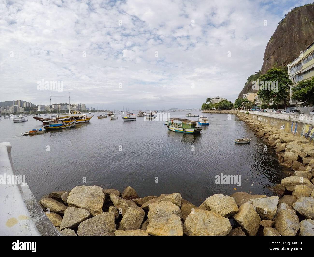 Piazza Urca a Rio de Janeiro in Brasile Foto Stock