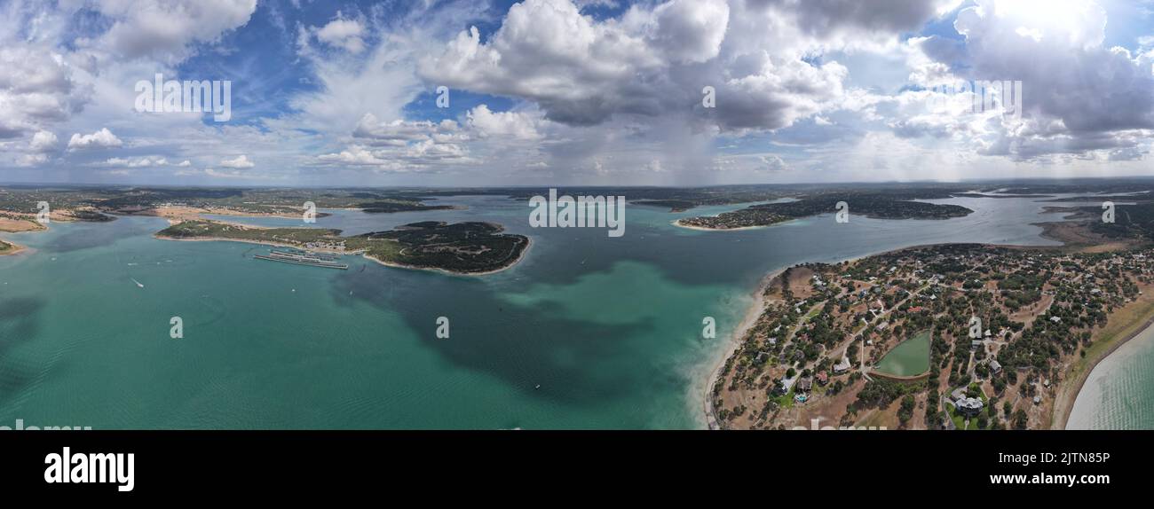 Una giornata perfetta sul lago Foto Stock