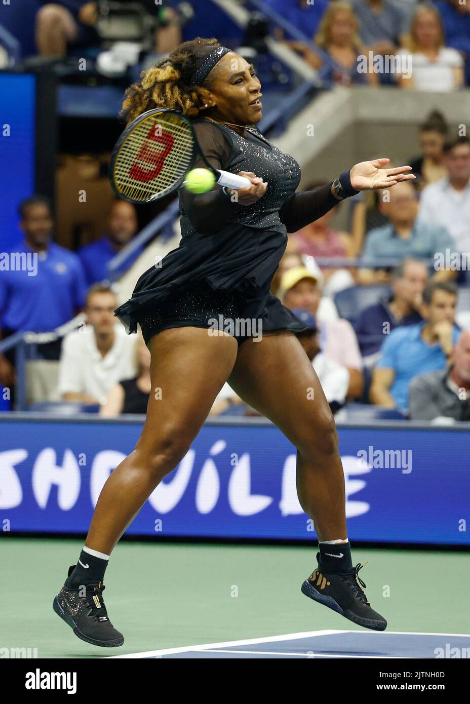 New York, Stati Uniti, 31st,.Agosto, 2022. Tennista STATUNITENSE Serena Williams al torneo US Open del Billie Jean King National Tennis Center mercoledì 31August 2022. © Juergen Hasenkopf / Alamy Live News Foto Stock