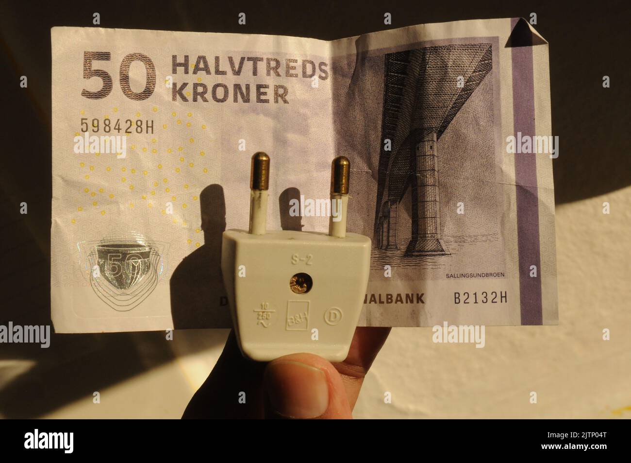 Kastrup/Copenahgen /Denmark/1st.Septmeber2022/ i prezzi elettrici sono aumentati in Danimarca come il resto d'europa i prezzi elevati in daanes start feel pain gs e i prezzi elevati dell'elettricità. (Foto. Foto di Francis Joseph Dean/Dean. Foto Stock