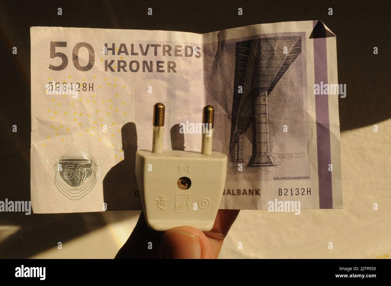 Kastrup/Copenahgen /Denmark/1st.Septmeber2022/ i prezzi elettrici sono aumentati in Danimarca come il resto d'europa i prezzi elevati in daanes start feel pain gs e i prezzi elevati dell'elettricità. (Foto. Foto di Francis Joseph Dean/Dean. Foto Stock