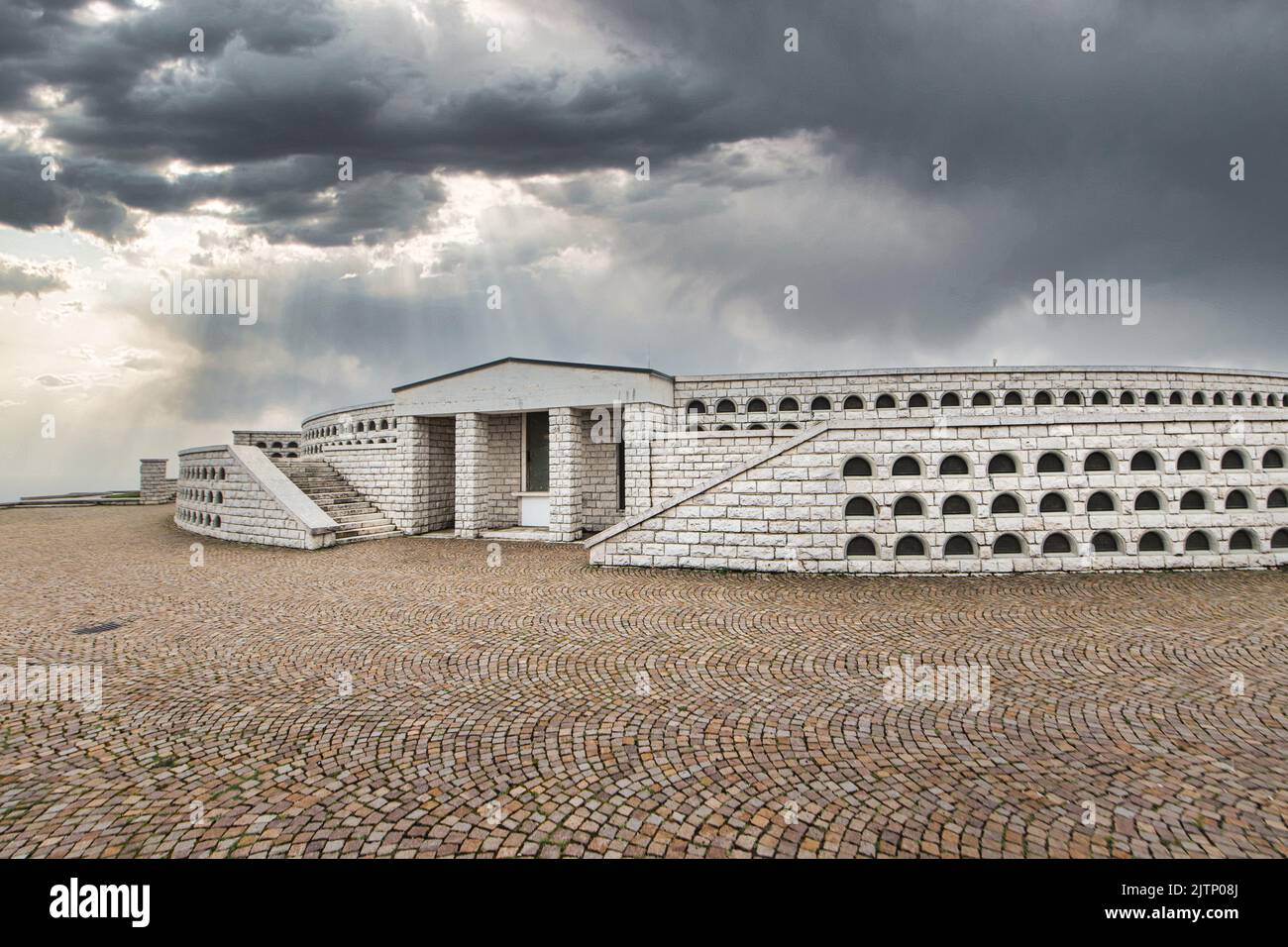 Mount Grappa teatro di guerra militare di guerra Foto Stock