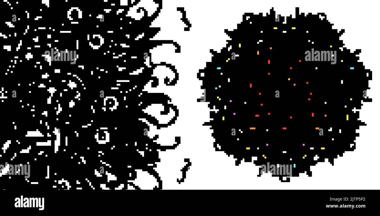 Croce magica. Motivo a mandala circolare per colorare, henné, tatuaggio, mehndi, libri, decorazione. Ornamento decorativo in stile etnico orientale. VEC Illustrazione Vettoriale