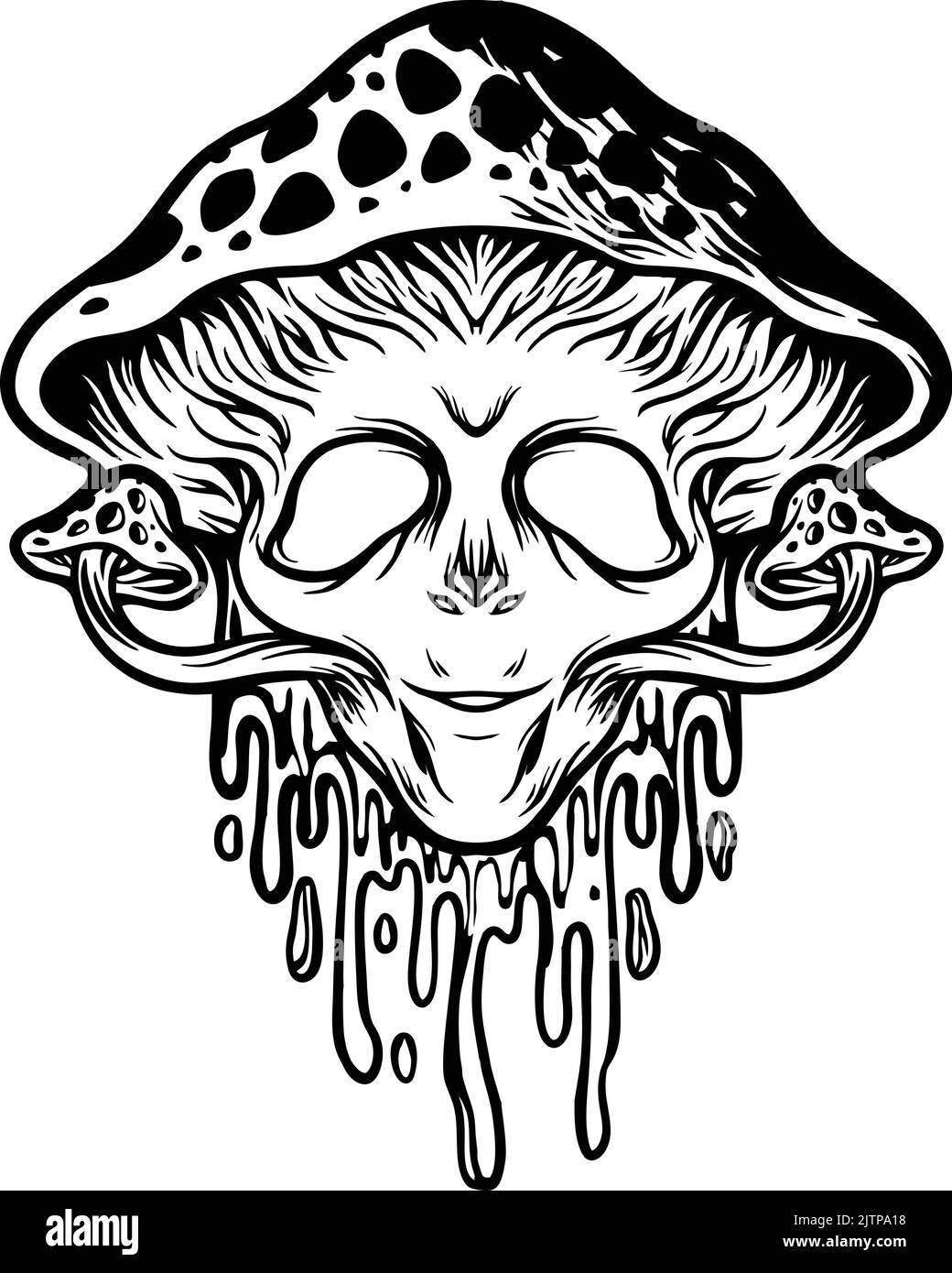 Sillhouette Art Illustrazione Vettoriale