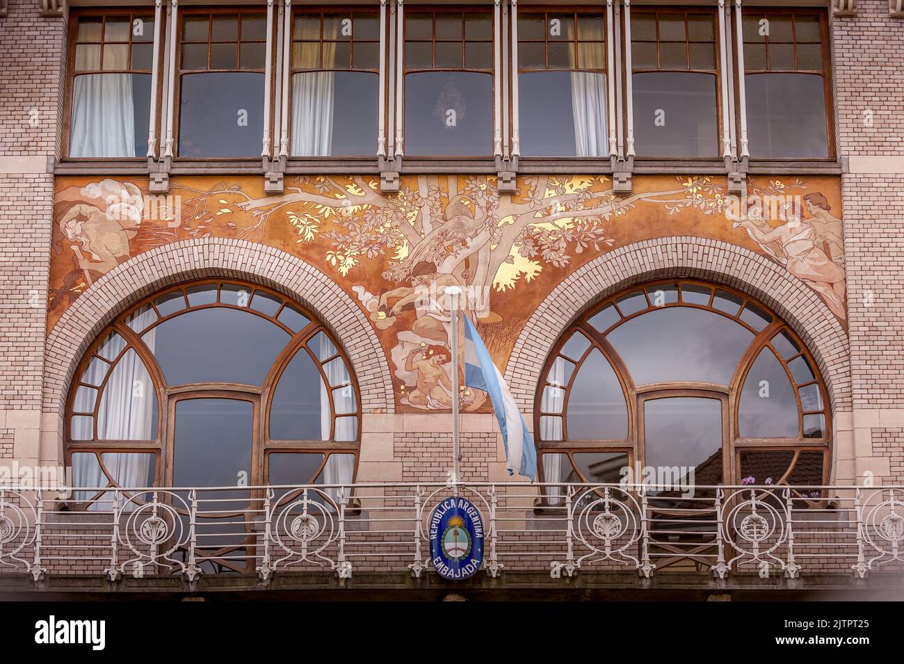 Ambasciata Argentina a Bruxelles Foto Stock