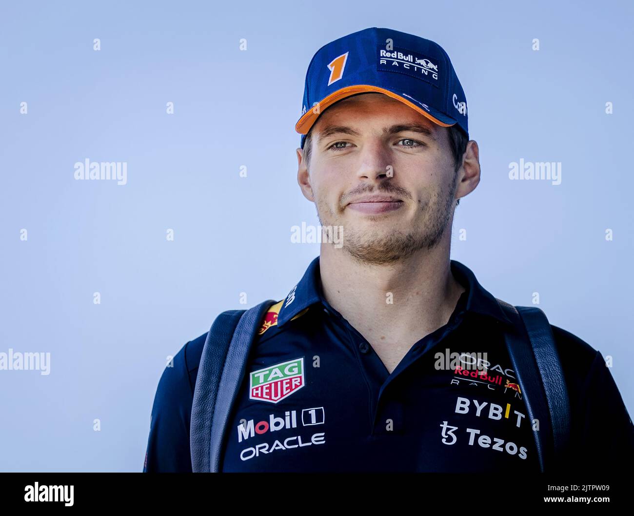 ZANDVOORT - Paesi Bassi, 1st settembre 2022. ZANDVOORT - Max Verstappen (Red Bull Racing) arriva in pista. Il GP si è svolto lo scorso anno in forma modificata a causa delle misure corona. Quest'anno sono attesi fino a 110.000 visitatori al giorno. ANP SEM VAN DER WAL Credit: ANP/Alamy Live News Foto Stock