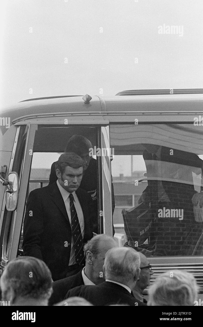 Llanelli RFC vs Nuova Zelanda All Blacks (31/10/72) - Foto Stock