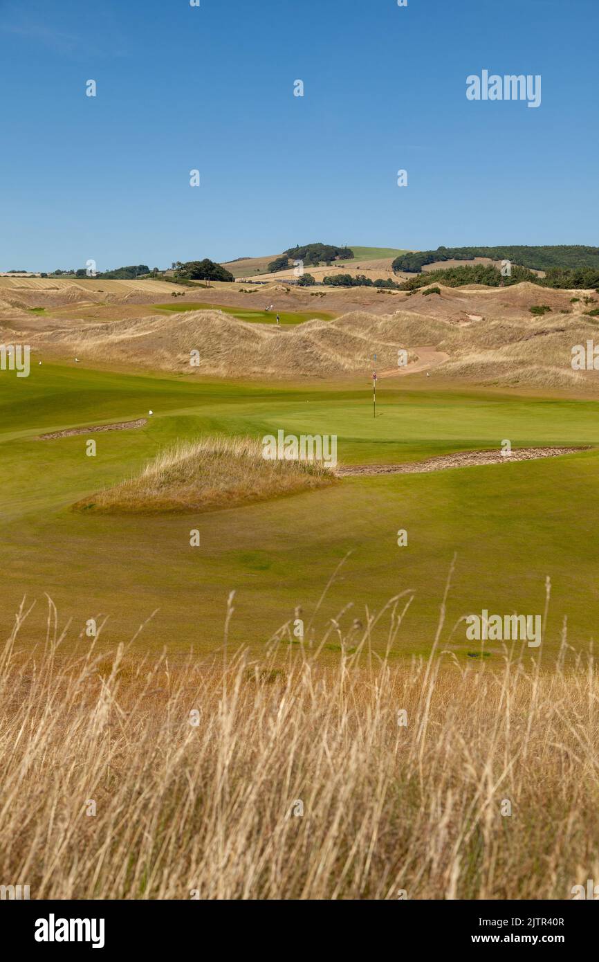 Campo da golf Dumbarnie Links, Leven, Fife, Scozia Foto Stock