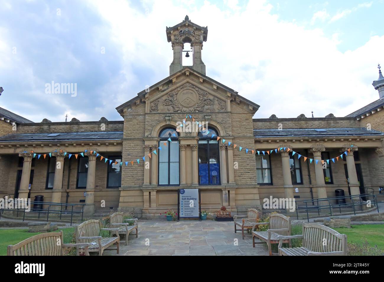 Shipley College, Salt Building, Victoria Rd, Shipley, Bradford, West Yorkshire, Inghilterra, Regno Unito, BD18 3LQ Foto Stock