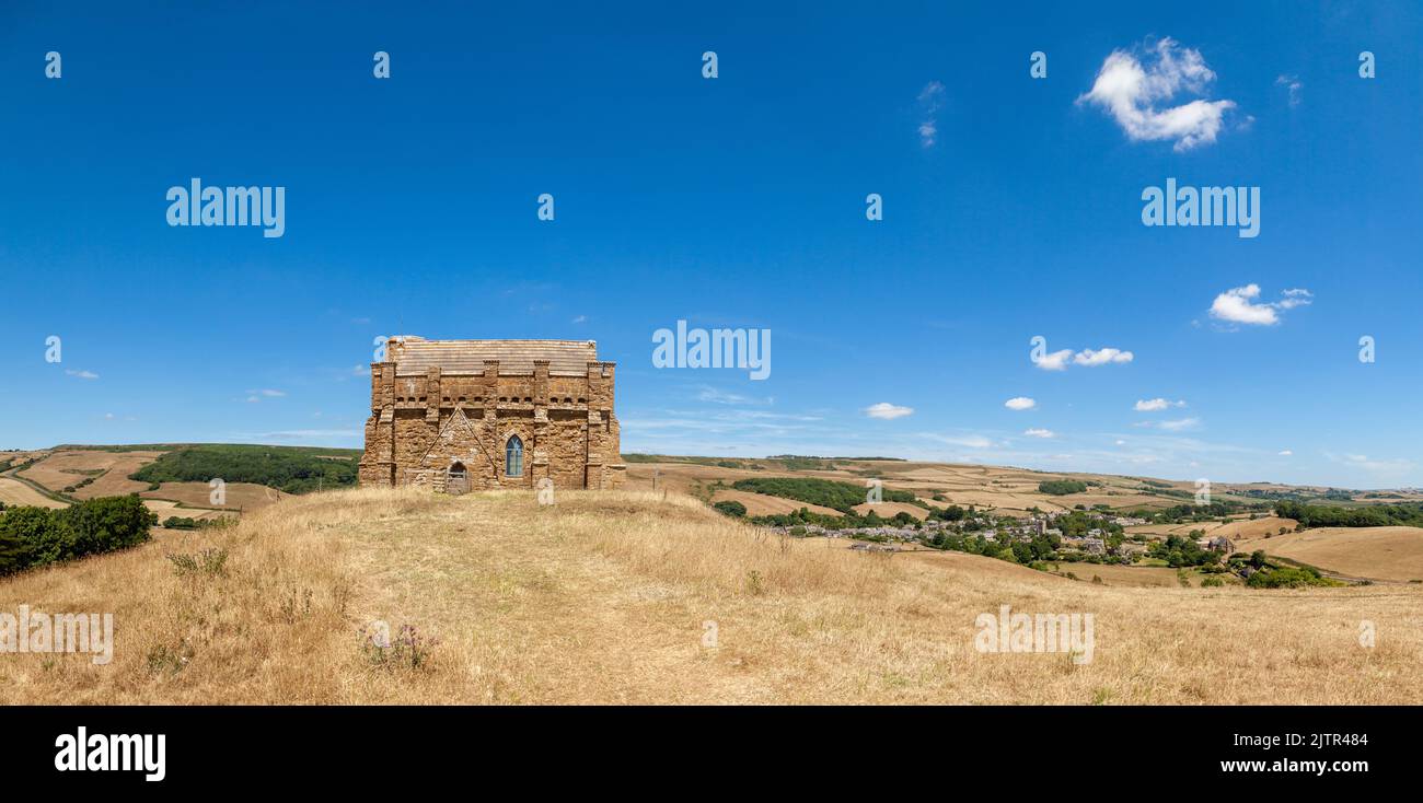 Cappella di Santa Caterina (Santa Caterina è il santo patrono degli spinters) una chiesa del 14th ° secolo vicino Abbotsbury, Dorset Foto Stock