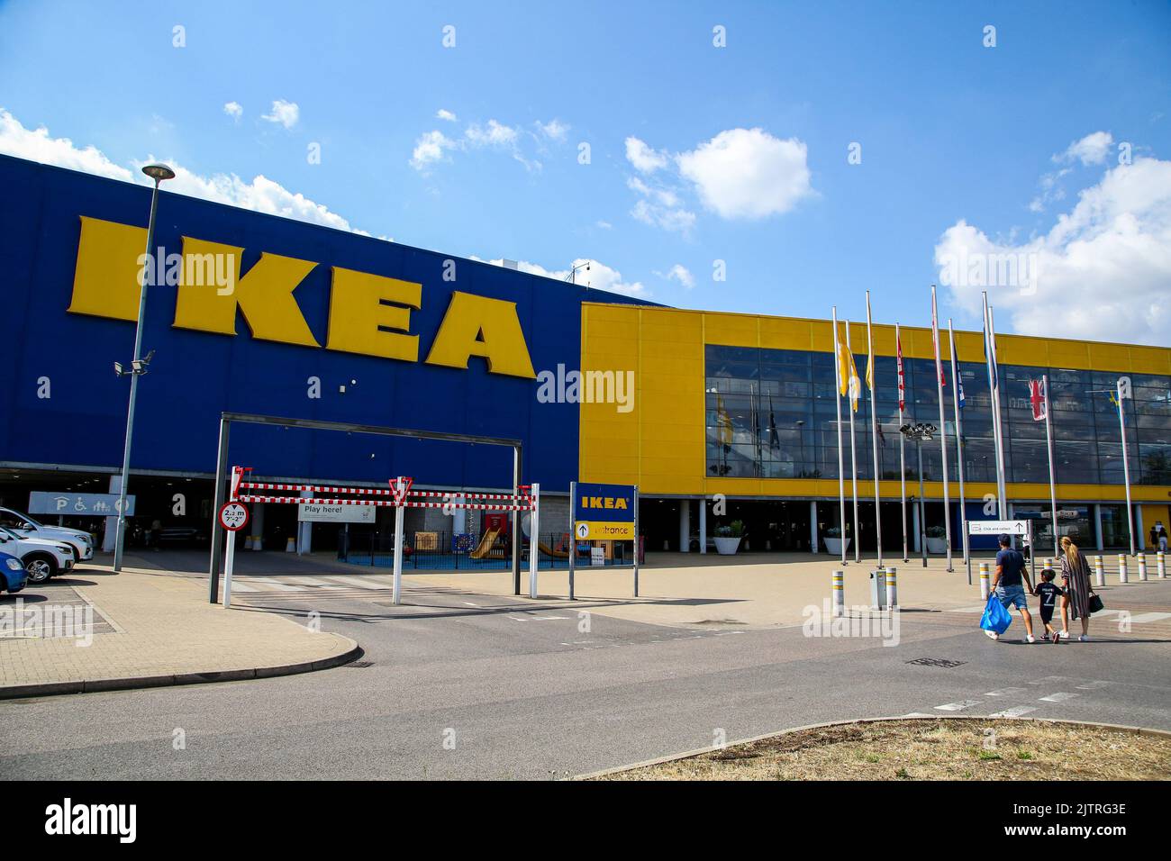 Londra, Regno Unito. 27th ago, 2022. Una vista esterna del negozio Ikea di Londra. (Credit Image: © Dinendra Haria/SOPA Images via ZUMA Press Wire) Foto Stock