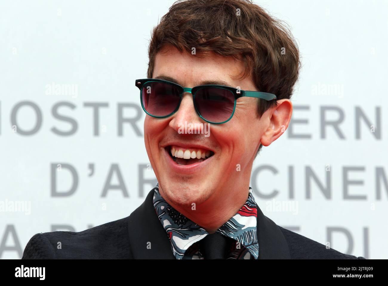 Venezia, Italia. 01st Set, 2022. Italia, Lido di Venezia, 1 settembre 2022 : Alex Sharp partecipa al tappeto rosso di 'Living' al 79th° Festival Internazionale del Cinema di Venezia, il 1 settembre 2022 a Venezia. Photo Credit: Ottavia da Re/Sintesi/Alamy Live News Foto Stock