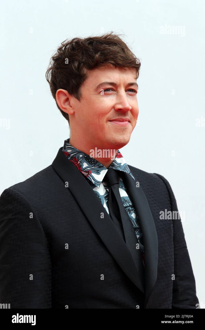 Venezia, Italia. 01st Set, 2022. Italia, Lido di Venezia, 1 settembre 2022 : Alex Sharp partecipa al tappeto rosso di 'Living' al 79th° Festival Internazionale del Cinema di Venezia, il 1 settembre 2022 a Venezia. Photo Credit: Ottavia da Re/Sintesi/Alamy Live News Foto Stock