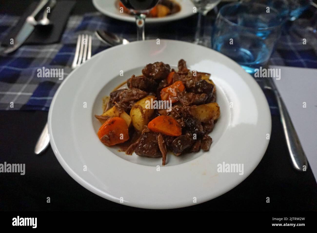 Cibo scozzese: scotch angus manzo infuso Foto Stock