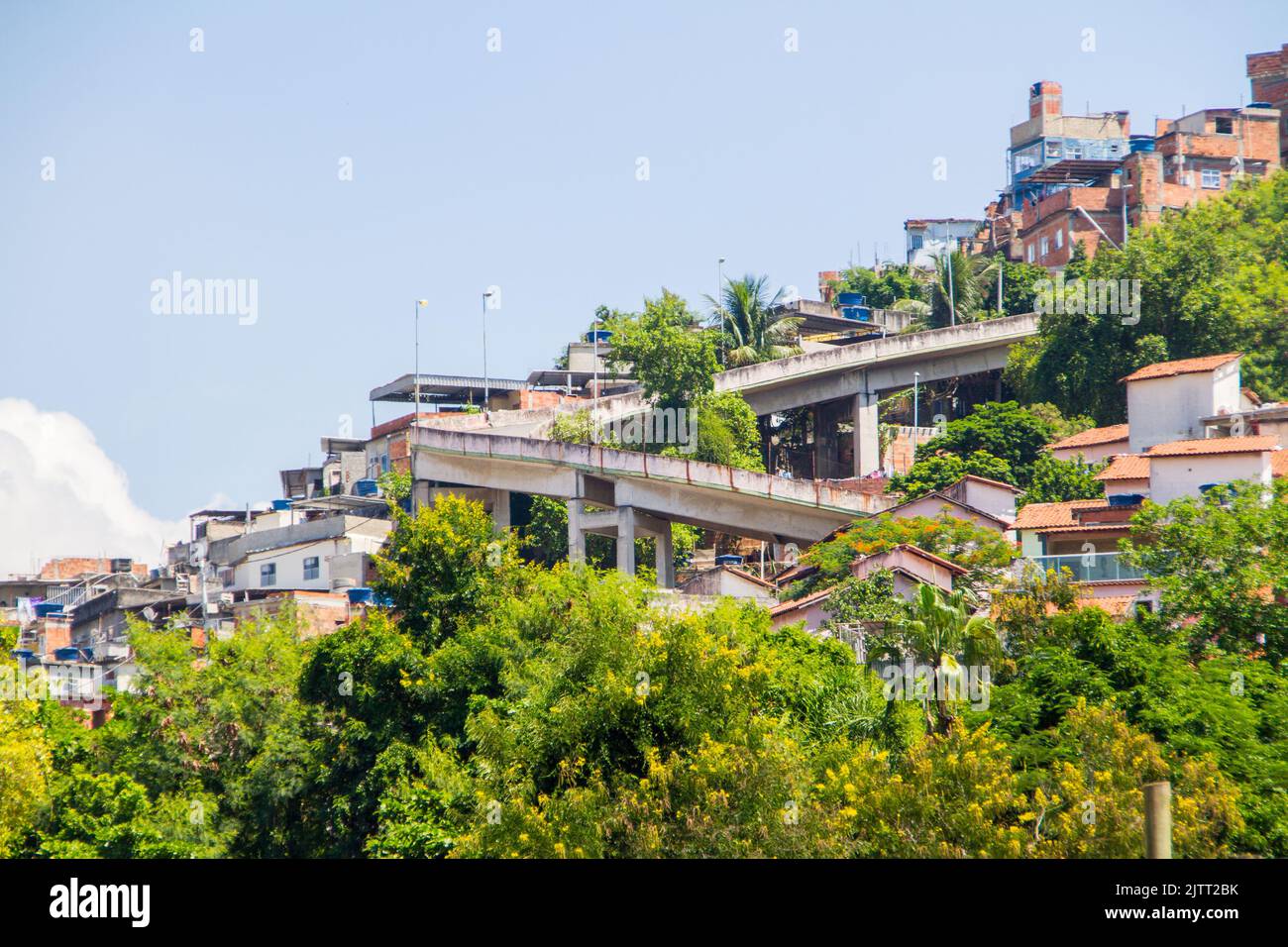 hill Hose, una delle più antiche comunità di Rio de Janeiro, Brasile. Foto Stock