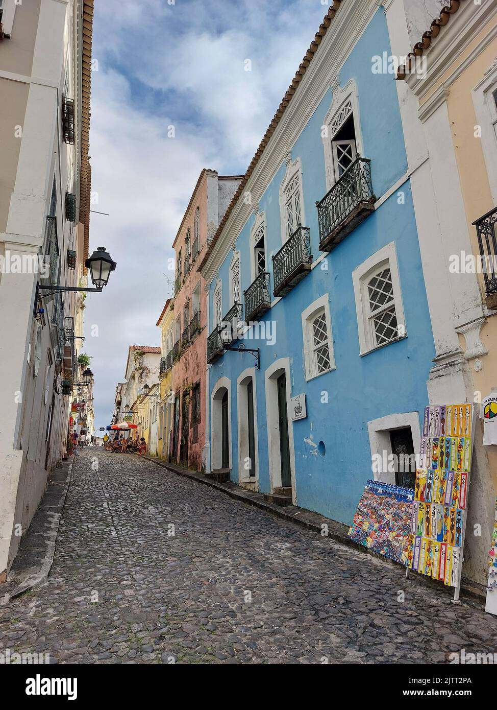 Salvador De Bahia Brasile strade di Pelourinho Foto Stock