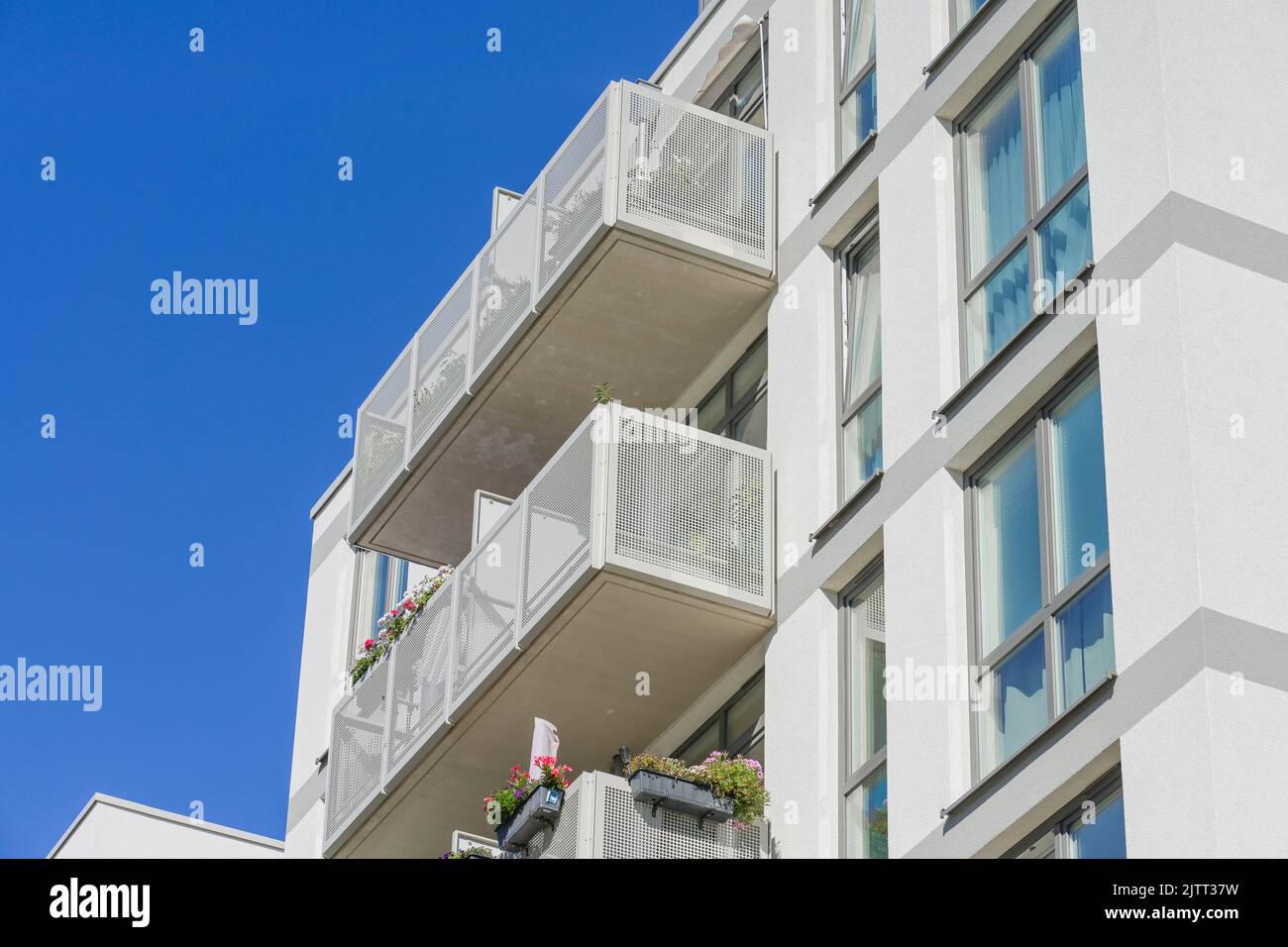 Neubauten, Lauterplatz, Neubaugebiet Friedenauer Höhe, Friedenau, Schöneberg, Berlino, Germania Foto Stock