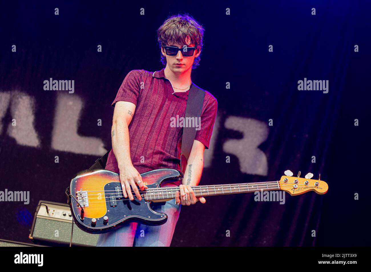 Saint-Cloud Francia 25 agosto 2022 inalatore Bono Vox son band dal vivo al Rock en Seine Festival Day 1 Parigi © Andrea Ripamonti / Alamy Foto Stock