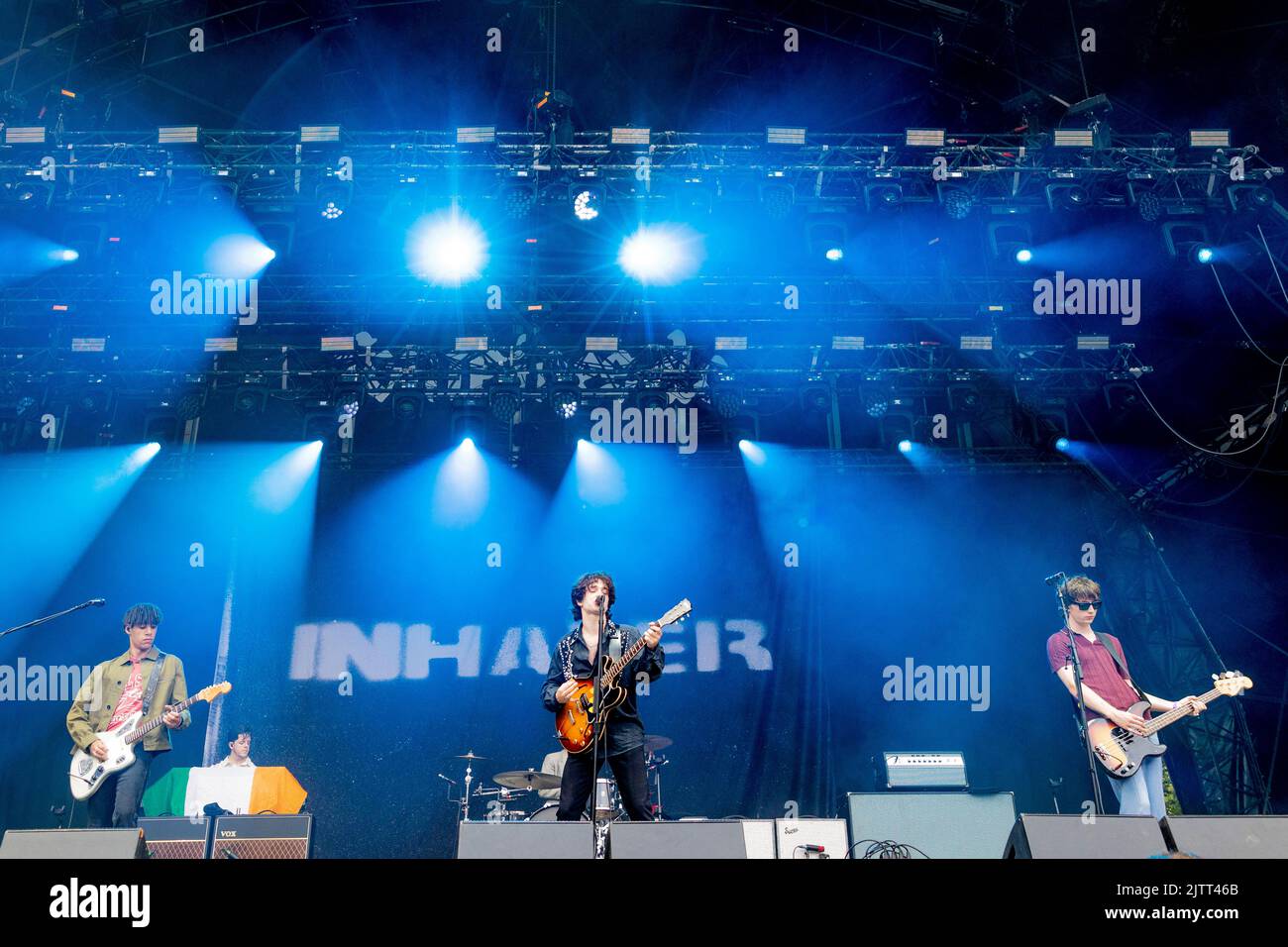 Saint-Cloud Francia 25 agosto 2022 inalatore Bono Vox son band dal vivo al Rock en Seine Festival Day 1 Parigi © Andrea Ripamonti / Alamy Foto Stock