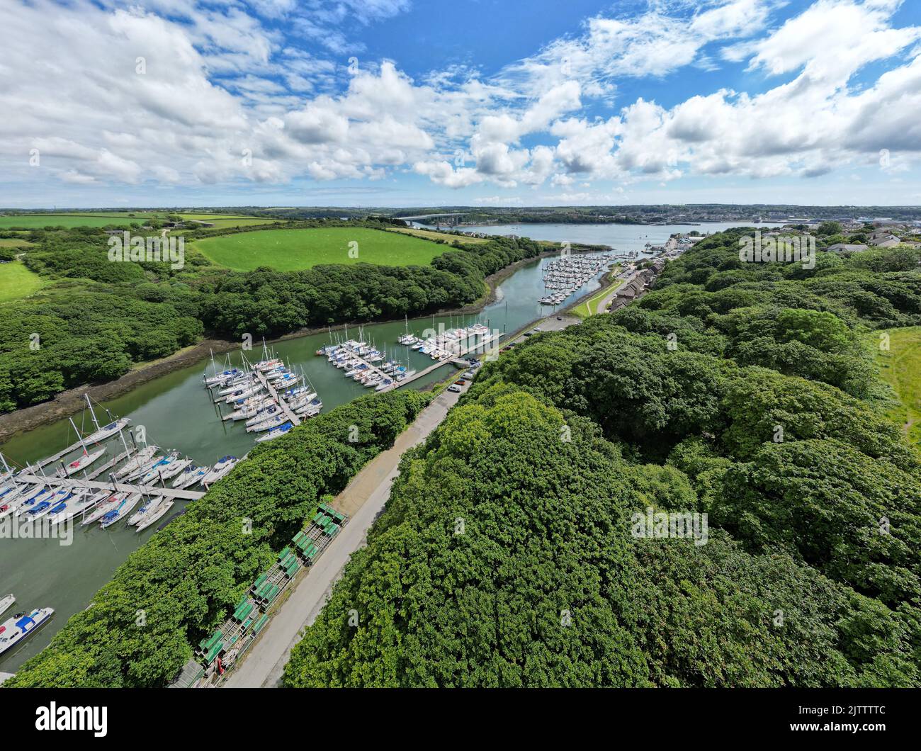 Neyland Yacht Haven, Pembrokeshire Foto Stock