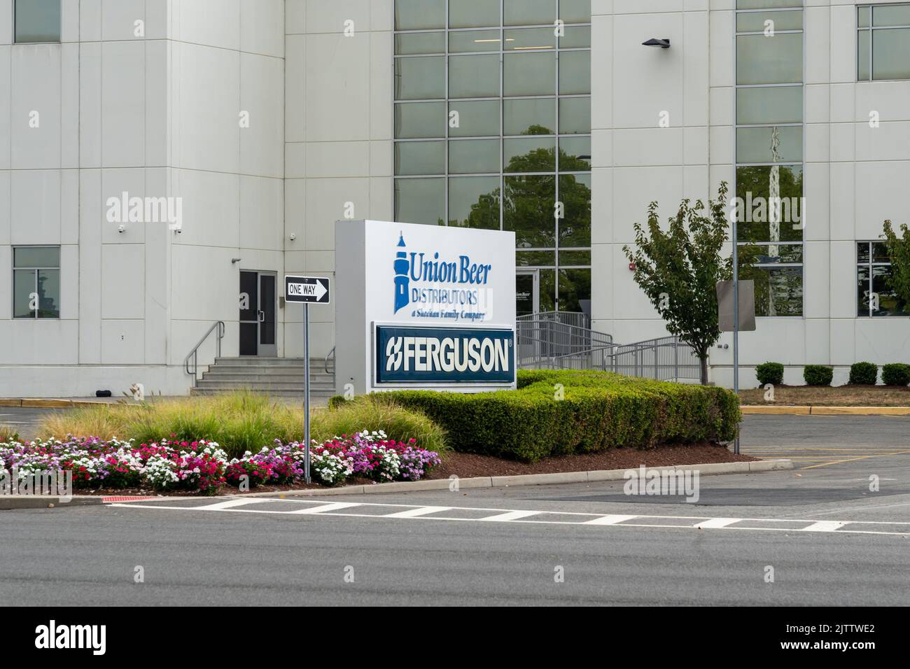 Sede centrale di Ferguson Plumbing Supply a Secaucus, New Jersey, USA. Foto Stock