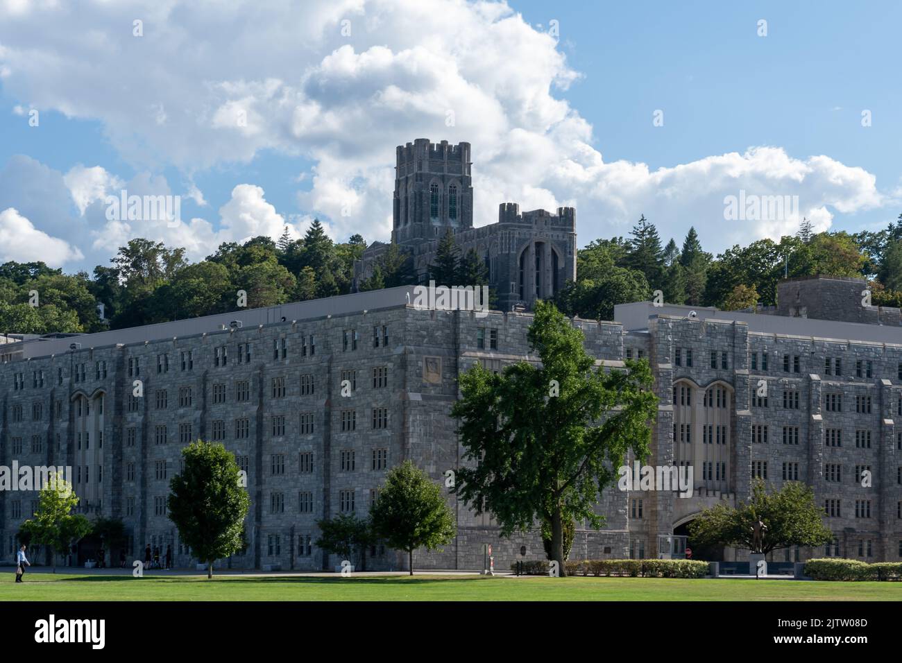 Il campus di West Point si trova a West Point, New York, USA, 23 agosto 2022. Foto Stock