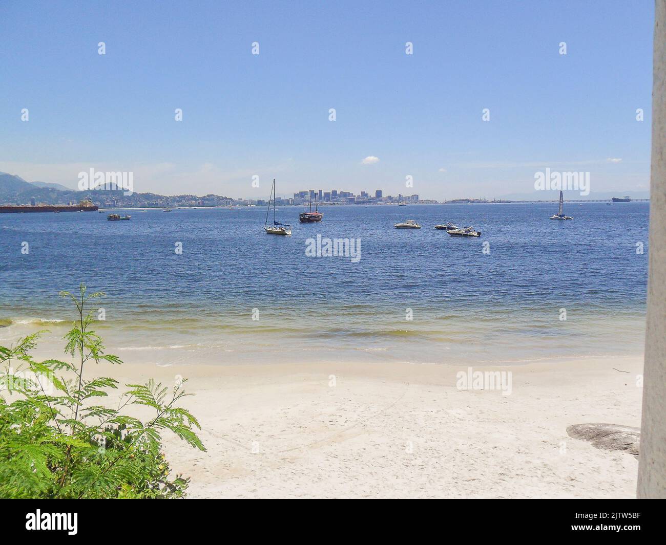 Adao e Eva spiaggia a Rio de Janeiro, Brasile. Foto Stock