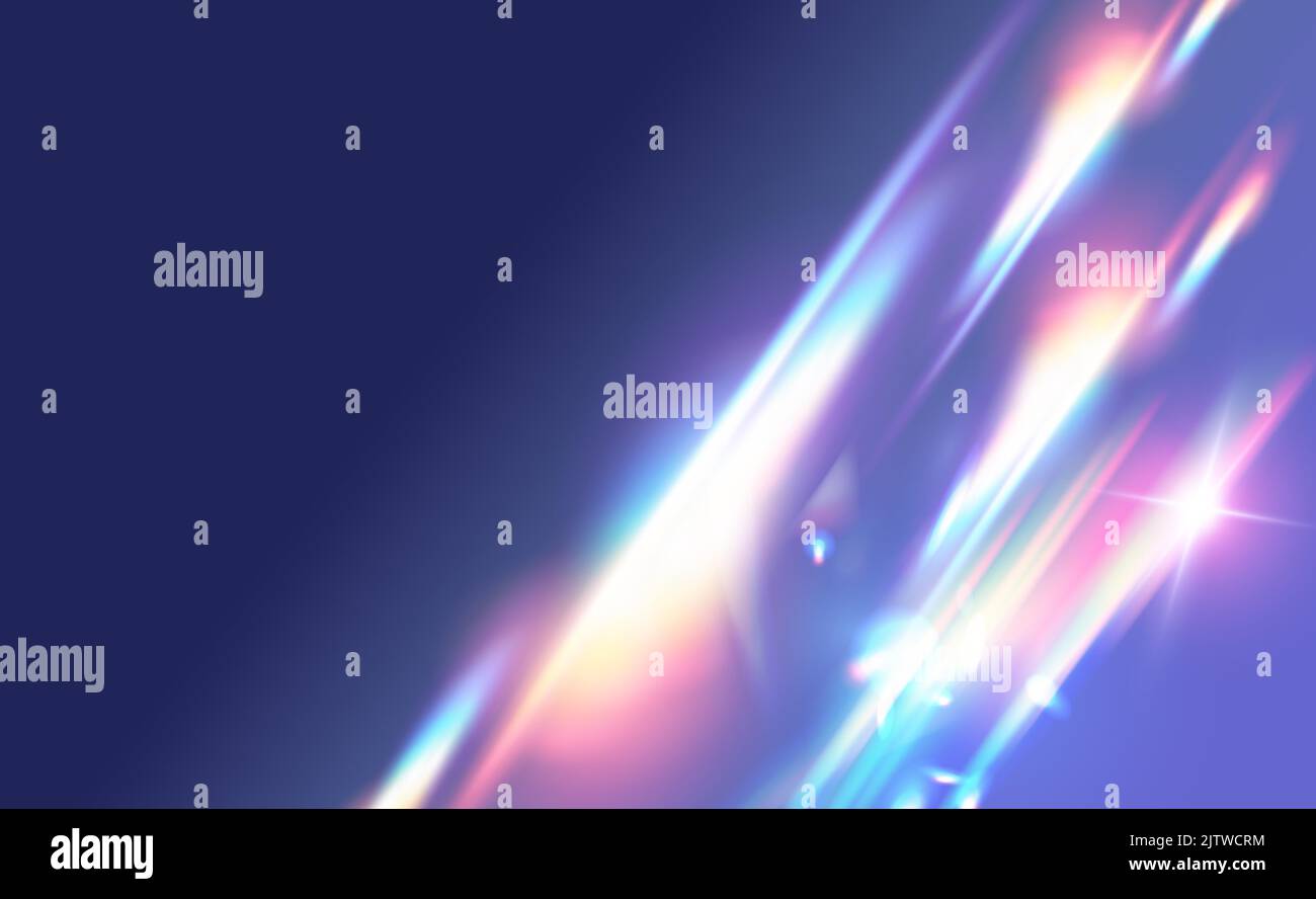 Pattern di rifrazione della luce trasparente per aggiungere effetti a sfondi e oggetti. Illustrazione vettoriale. Illustrazione Vettoriale