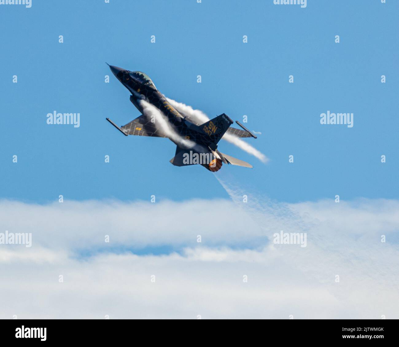 L'incredibile F-16 Viper al Stuart Air Show Foto Stock