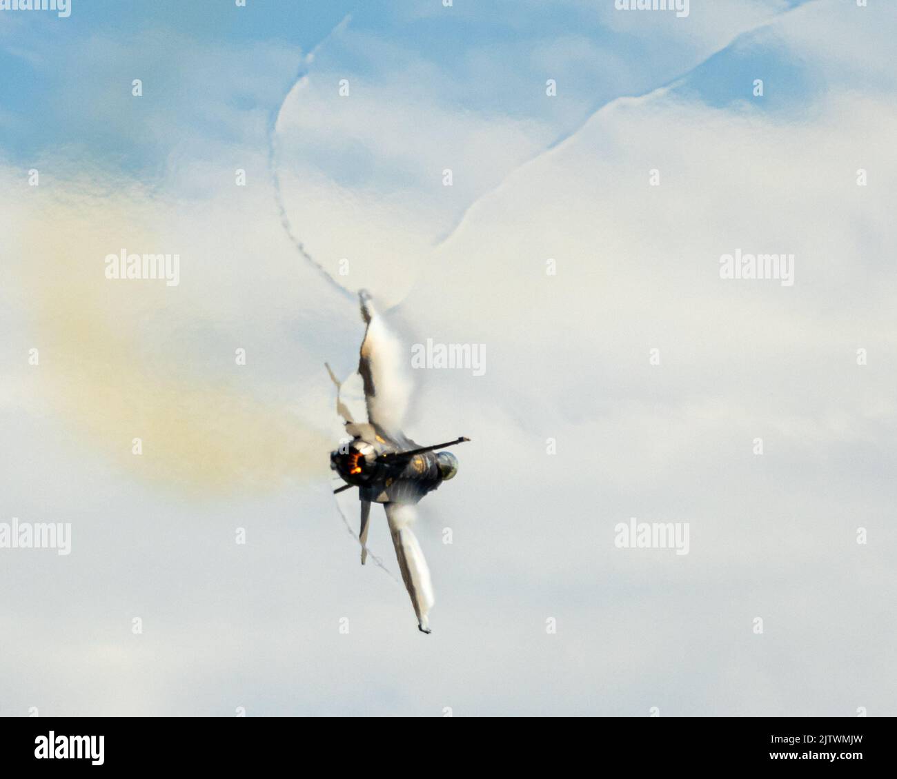 L'incredibile F-16 Viper al Stuart Air Show Foto Stock
