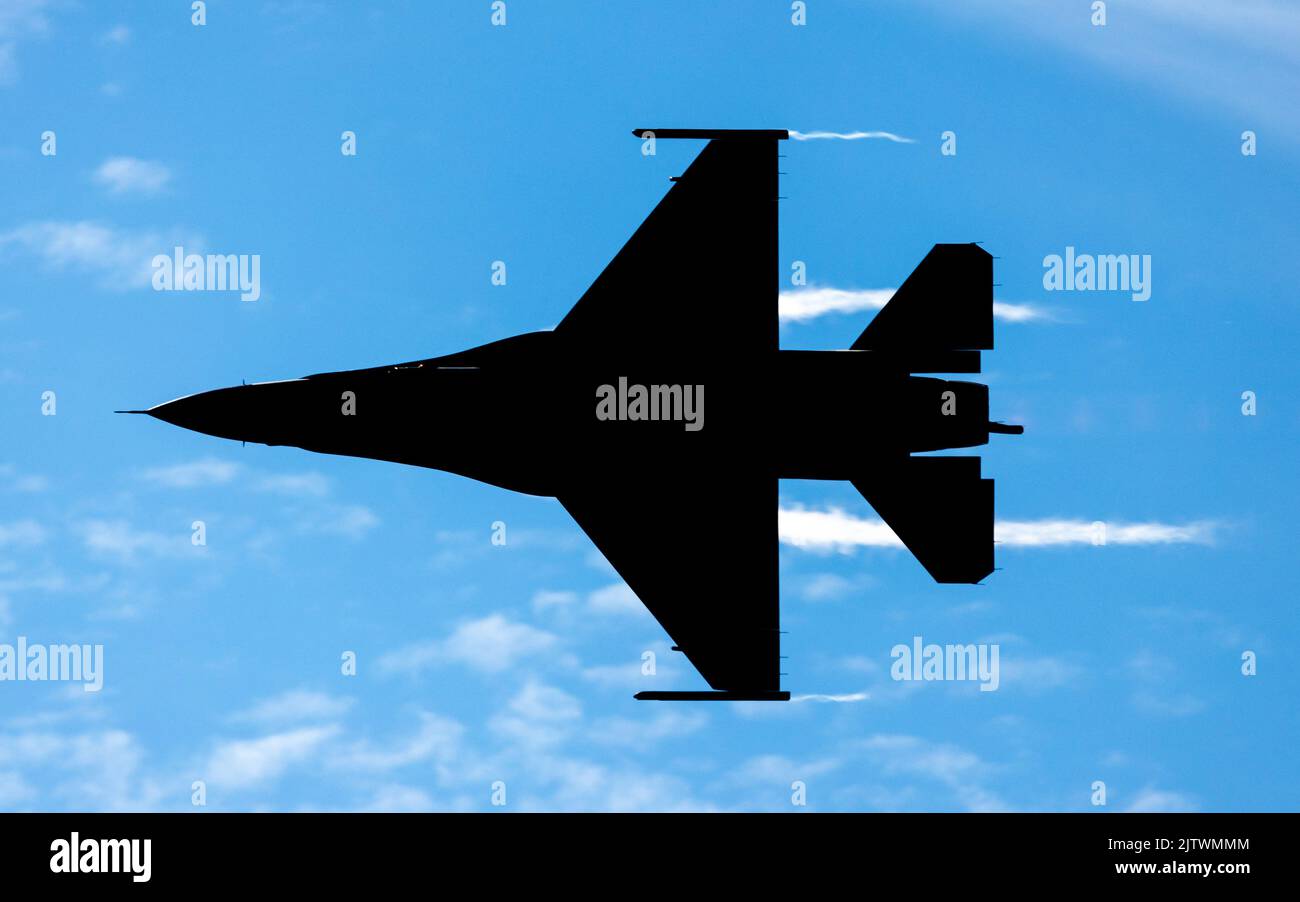 L'incredibile F-16 Viper al Stuart Air Show Foto Stock