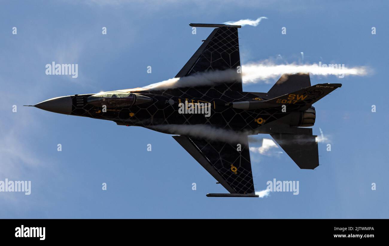 L'incredibile F-16 Viper al Stuart Air Show Foto Stock