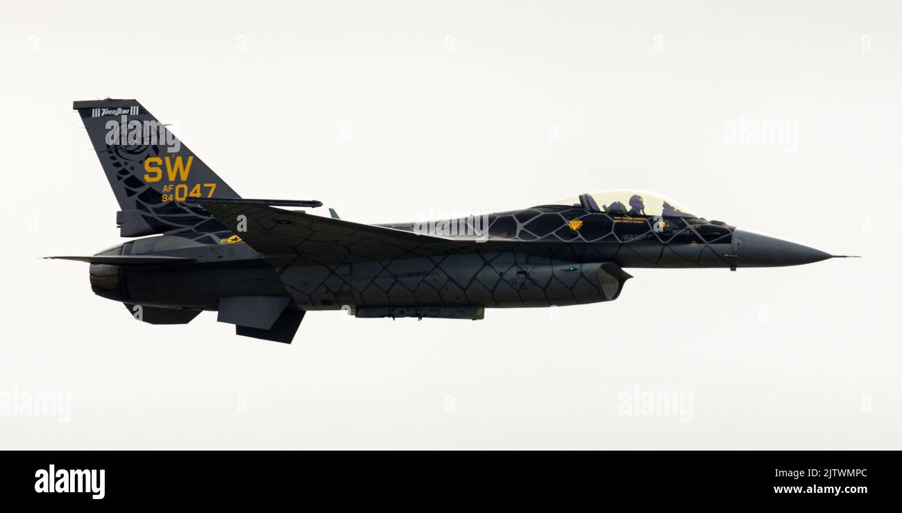 L'incredibile F-16 Viper al Stuart Air Show Foto Stock