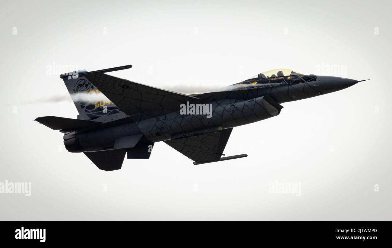 L'incredibile F-16 Viper al Stuart Air Show Foto Stock