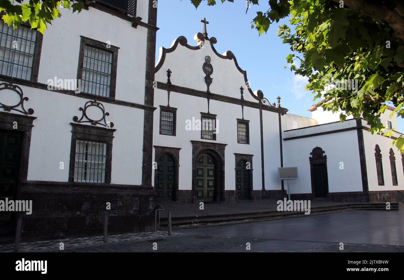 Convento della Madonna della speranza, Convento de Nossa Senhora da Esperanca, a campo de Francisco, Ponta Delgada, Sao Miguel, Azzorre, Portogallo Foto Stock