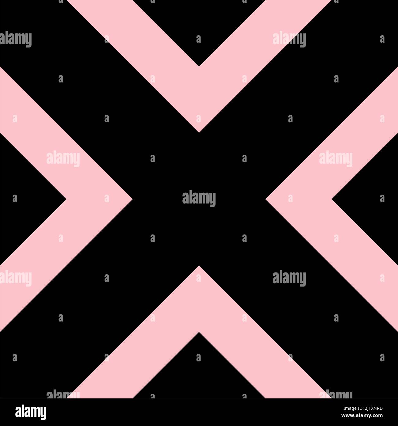 Geometria poster astratto minimalista con forma e figura semplici. Rosa e nero, motivo vettoriale per la grafica da parete, stampa in tessuto Illustrazione Vettoriale
